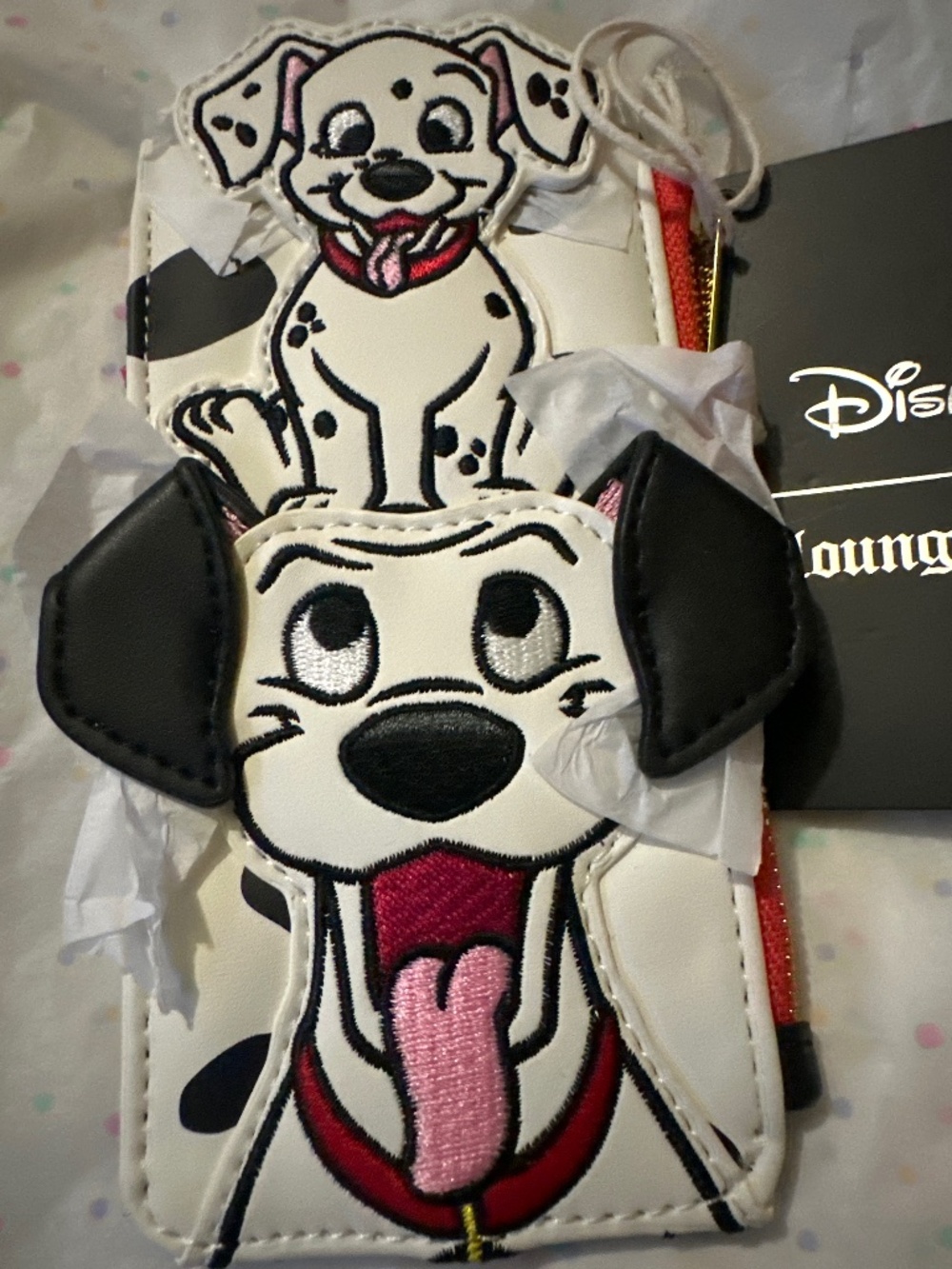 Loungefly 101 Dalmatians Exclusive Pongo & Freckles Card Holder